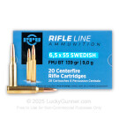 6.5x55mm Swedish - 139 gr FMJ - Prvi Partizan - 20 Rounds