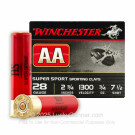 28 Gauge 2-3/4" #7-1/2 Winchester AA Sporting Clays - 25 Rounds