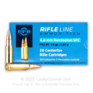 6.8mm SPC - 115 Grain Full Metal Jacket – Boat Tail – Prvi Partizan - 20 Rounds