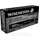 300 AAC Blackout - 200 Grain Open Tip - Winchester Super Suppressed - 20 Rounds