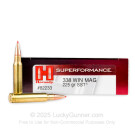 338 Winchester Magnum - 225 gr SST- Hornady Superformance - 20 Rounds