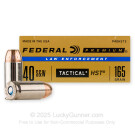 40 S&W - 165 gr HST JHP - Federal Premium Law Enforcement - 50 Rounds
