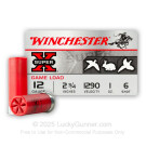 12 Gauge - 2-3/4" 1 oz #6 Lead Shot - Winchester Super-X - 25 Rounds