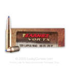 338 Lapua Mag - 280 Grain LRX BT - Barnes VOR-TX - 20 Rounds