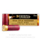 12 Gauge - 2-3/4" 00 Buck 9 Pellets - Federal Tactical LE with FliteControl Wad - 250 Rounds
