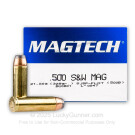 500 S&W Magnum - 325 Grain SJSP Flat - Magtech - 20 Rounds