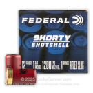 12 Gauge - 1-3/4" 1oz. Rifled Slug - Federal Shorty Shotshell - 100 Rounds