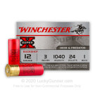 12 Guage - 3" #1 Buffered Buck - Winchester Super-X - 250 Rounds
