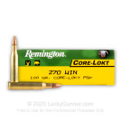 270 Win - 100 gr - PSP - Remington - 20 Rounds