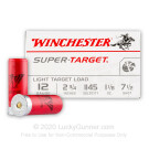 12 Gauge - 2-3/4" 1-1/8 oz. #7.5 Lead Shot - Winchester Super-Target - 25 Rounds