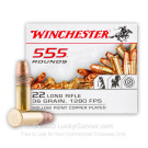 22 LR - 36 gr CPHP - Winchester - 5550 Rounds