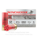 12 Gauge - 2-3/4" 1-1/2 oz. #5 Shot - Winchester Super-X Turkey - 10 Rounds