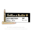 303 British - 150 gr SP - Sellier & Bellot - 20 Rounds