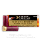 12 Gauge - 2-3/4" 00 Buck 9 Pellets - Federal LE Tactical with FliteControl - 5 Rounds