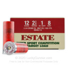 12 ga - 2-3/4" Super Sport Competition Target Load - 1 oz - #8 - Estate - 250 Rounds