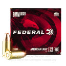 9mm - 124 Grain FMJ - Federal American Eagle - 100 Rounds