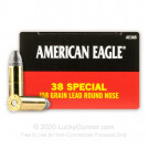 38 Special - 158 Grain LRN - Federal American Eagle - 50 Rounds