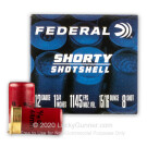 12 Gauge - 1-3/4" 15/16oz. #8 Shot - Federal Shorty Shotshell - 10 Rounds