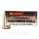5.56x45mm - 69 Grain OTM BT - Barnes Precision Match - 20 Rounds