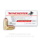 45 ACP - 230 Grain FMJ - Winchester Range Pack - 200 Rounds