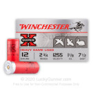 12 Gauge - 2-3/4" #7-1/2 Shot - Winchester Super-X Heavy Game - 250 Rounds