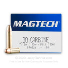 30 Carbine - 110 Grain FMJ - Magtech - 50 Rounds