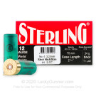 12 Gauge - 2-3/4" 1-3/16oz. #4 Shot - Sterling - 25 Rounds