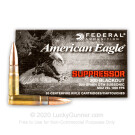 300 AAC Blackout - 220 Grain OTM - SubSonic- Federal American Eagle - 20 Rounds