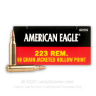 223 Rem - 50 Grain JHP - Federal American Eagle - 500 Rounds