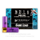 16 ga - 2-3/4" - 1 oz - #6 Shot - Federal Game Shok - 25 Rounds