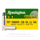 357 Mag - 158 Grain LSWC - Remington Performance WheelGun - 50 Rounds