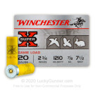 20 Gauge - 2-3/4" 7/8 oz. #7.5 Shot - Winchester Super-X - 25 Rounds