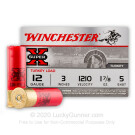 12 Gauge - 3" 1-7/8 oz. #5 Shot - Winchester Super-X Turkey Load - 100 Rounds