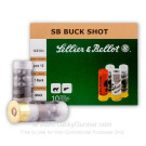 12 ga - 2-3/4" #1 Buck - 12 Pellets - Sellier & Bellot - 10 Rounds