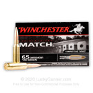 6.5 Creedmoor - 140 Grain BTHP Match - Winchester - 20 Rounds