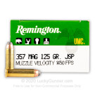 357 Mag - 125 Grain JSP - Remington UMC- 500 Rounds