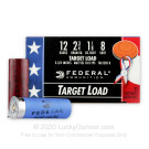 12 ga - 2-3/4" Wounded Warrior Lead Shot Target Load - 1-1/8 oz - #8 - Federal Top Gun - 250 Rounds