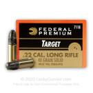 22 LR - 40 gr Subsonic - Federal Gold Medal Target - 500 Rounds