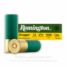 12 Gauge - 2-3/4" 1 oz. Rifled Slug - Remington Slugger - 5 Rounds