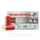 12 Gauge - 2-3/4" 1 oz. #8 Shot - Winchester Super-X Game Loads - 250 Rounds