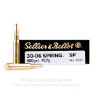 30-06 - 180 gr SP - Sellier & Bellot - 20 Rounds