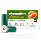 12 ga - 2-3/4" Lead Shot - 1 oz. - #8 -  Remington Gun Club - 25 Rounds
