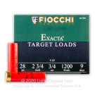 28 ga - 2-3/4" #9 Target - Fiocchi - 250 Rounds