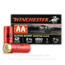 12 Gauge - 2-3/4" 1oz. #7.5 Shot - Winchester AA - 25 Rounds