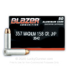 357 Mag - 158 gr JHP - Blazer - 1000 Rounds