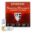 12 Gauge - 2-3/4" 1-1/8oz. #9 Shot - Fiocchi - 250 Rounds