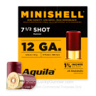 12 Gauge - 1-3/4" 5/8oz. #7.5 Shot - Aguila Minishell - 25 Rounds