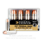 327 Federal Magnum - Low Recoil - 85 gr Hydra-Shok JHP - Federal - 20 Rounds