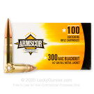 300 AAC Blackout - 147 Grain FMJ - Armscor - 100 Rounds