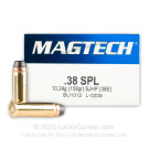 38 Special - 158 Grain SJHP - Magtech - 50 Rounds